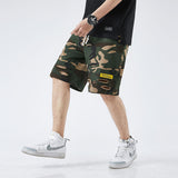Mens Cargo Shorts Men's Summer Trendy Casual Beach Pants I Camouflage Workwear Five Points Pirate Shorts
