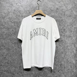 Amiri T Shirt Letter Print Casual Round Neck