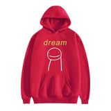 Dreamwastaken Men's Novelty Hoodies Dream Merch Shirt Casual Fashion plus Size Loose Retro Sports