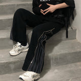 Harajuku Clothing Men Classic Retro Pants Straight Leg Pant Summer Retro Loose Casual Pants Men and Women Sports Trousers