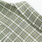 Men Shacket Long Sleeve Autumn Shirt Autumn Checked Shirt Loose Lapel Long Sleeves Shirt Men