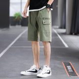Men Cargo Shorts Sports Shorts Men's Summer Outer Wear Thin Pants Loose Casual Trend Fifth Pants I Middle Pants