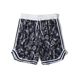 Basketball Shorts Tkpa National Fashion Retro Paisley Casual Cropped Pants Men and Women Loose Basketball Shorts