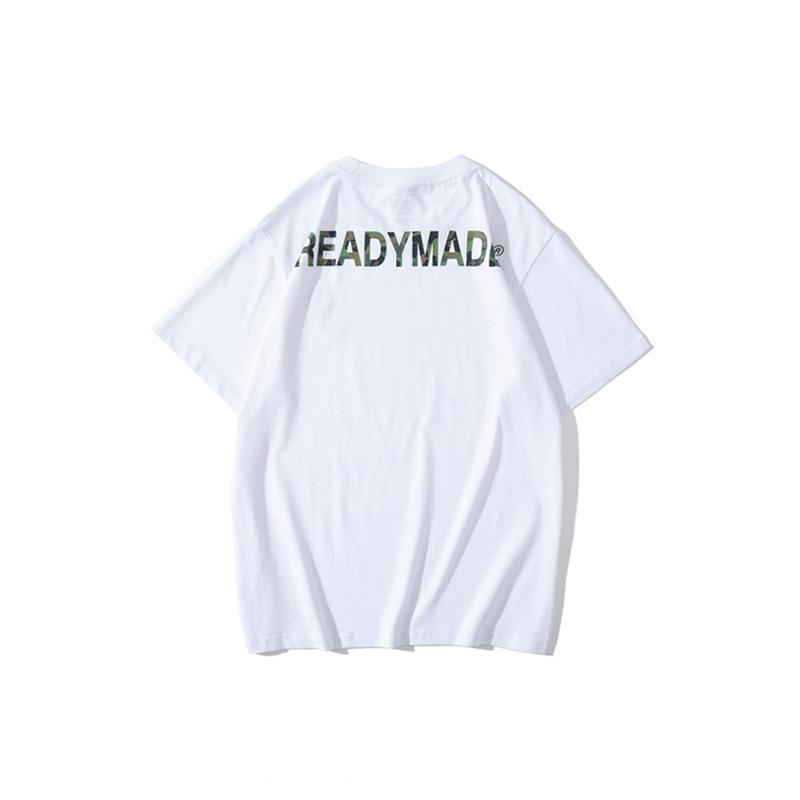 A Ape Print T Shirt Summer Short Sleeve Printed Fashion Casual Little Bee Camouflage Letters T-shirt