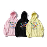 Mens Fall Outfits Spring and Autumn Loose Alphabet Embroidery Student Top