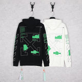 Autumn And Winter Three-Dimensional Geometric Pattern Round Neck Hooded Sweater