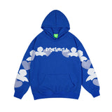 Men Fall Outfits Love Heart Embroidered Hoodie Loose Couple's Tops