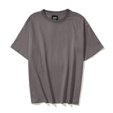 Fog T Shirt Spring and Summer Double Line Solid Color Reverse Standard Short Sleeve Tshirt Men's High Street fear of god