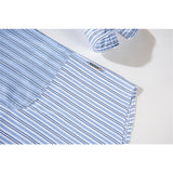 Men Shacket Long Sleeve Autumn Shirt Autumn Color Contrast Patchwork Youth Fashion Casual Shirt