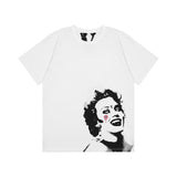 Vlone Die Loose Male and Female Large Size Retro Couple Short Sleeve Tshirt