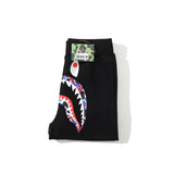 A Ape Print Shorts Shark Head Black Shorts Men's and Women's Fashion Tether Shorts