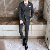 Mens Black Suit Suit Men's Three-Piece Suit Casual Slim Fit Men's Small Business Suit Coat