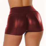 Leather Shorts Leather Shorts Women PU Leather Pants Women Sexy Hot Pants Nightclub Shorts