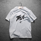 True T Shirts Summer Men's Short-Sleeved T-shirt Cotton Loose round Neck T-shirt Couple's Tops