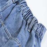 Men's Pants Men's Summer Vintage Men's Trousers Casual Loose Washed-out Denim Harem