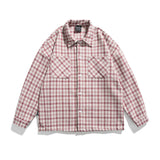 Men Shacket Long Sleeve Autumn Shirt Fall Lapels Padded Shirt Unisex Long Sleeve Jacket