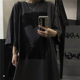 Harajuku Clothing Men's Tshirt Classic Retro Shirts Summer Printed Loose Short Sleeve T-shirt Men's and Women's Tops