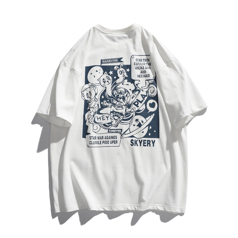 2022 Summer Man T Shirt Printed Loose