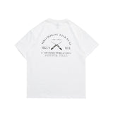 Men T Shirt Summer Casual Tops Men's Clothes Summer Wear Vintage Men's round Neck Short Sleeve Casual Loose Printed T-shirt