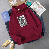 Maroon Graphic Hoodie