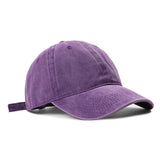 Joe Goldberg Hats Female Peaked Cap Soft Top Washed Solid Color Baseball Cap Casual Cowboy Hat