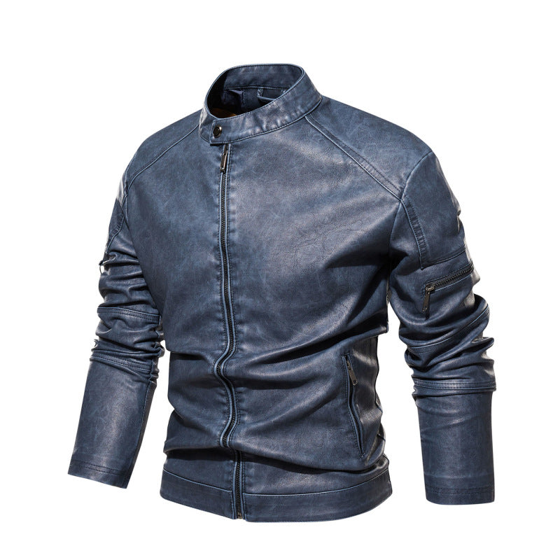 1970 East West Leather Jacket Men's Leather Coat