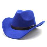 Wester Hats Woolen Denim Hat for Men and Women Knight's Cap Fedora Hat Felt Cap