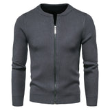 Men's Autumn Men's Knitwear Solid Color Cardigan Outerwear Sweater Men Winter Outfit Casual Fashion