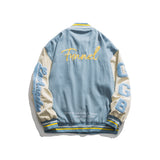 Varsity Jacket for Men Baseball Jackets Ruiienrs X Built to Last Spring Fashion Baseball Uniform