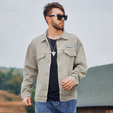 Men plus Size Coats Fall/Winter Men's Denim Jacket Autumn Coat