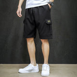 Men Cargo Shorts Casual plus Size Shorts Men's Fifth Pants Cotton Multi-Pocket Workwear Style Men's Shorts