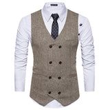 Tuxedo Vests Men Suit Vest Suit Autumn and Winter Vest Casual