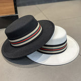 Cam Newton Hats Autumn and Winter British Retro French All-Match Hepburn Style Jazz Flat-Top Cap