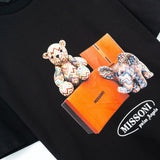 Palm Angels Short Sleeve Men's and Women's High Street Fashionable Palm Angels Angels Bear Letter Printed T-shirt Half Sleeve