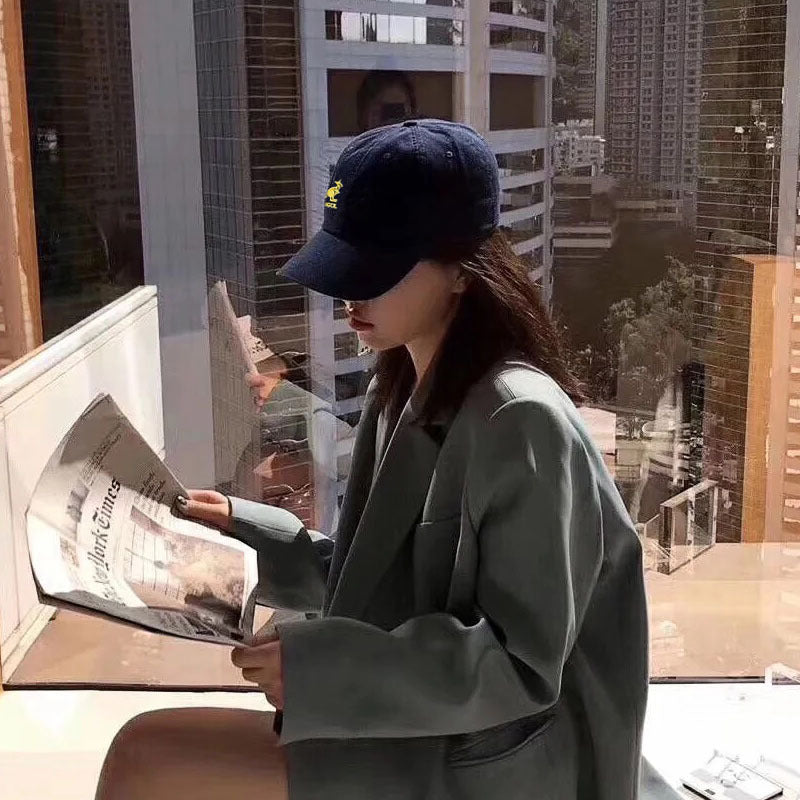 LL Cool J Hat Kangaroo Baseball Cap Female Summer Soft Top Sunshade Hat Peaked Cap