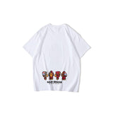 A Ape Print T Shirt Spring and Summer Short Sleeve Casual Half Sleeve