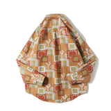 Men Shacket Long Sleeve Autumn Shirt Fall Loose Casual Shirt