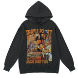 Men's Fall Outfits Printed Sweater Men's and Women's Oversize Loose Street Top