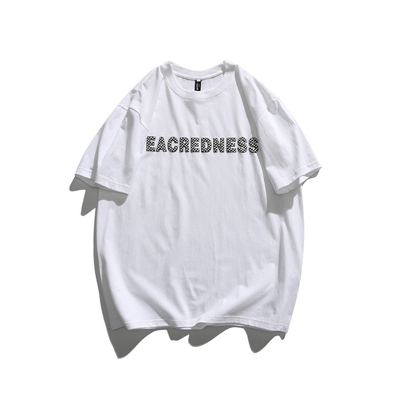 2022 Summer Man T Shirt Letter Puff Print