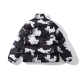 Men Fall Outfits Winter Thick Cotton Clothing Loose Quilted Jacket Jacket