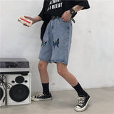 Harajuku Clothing Summer Vintage Jeans for men Shorts Casual and Comfortable