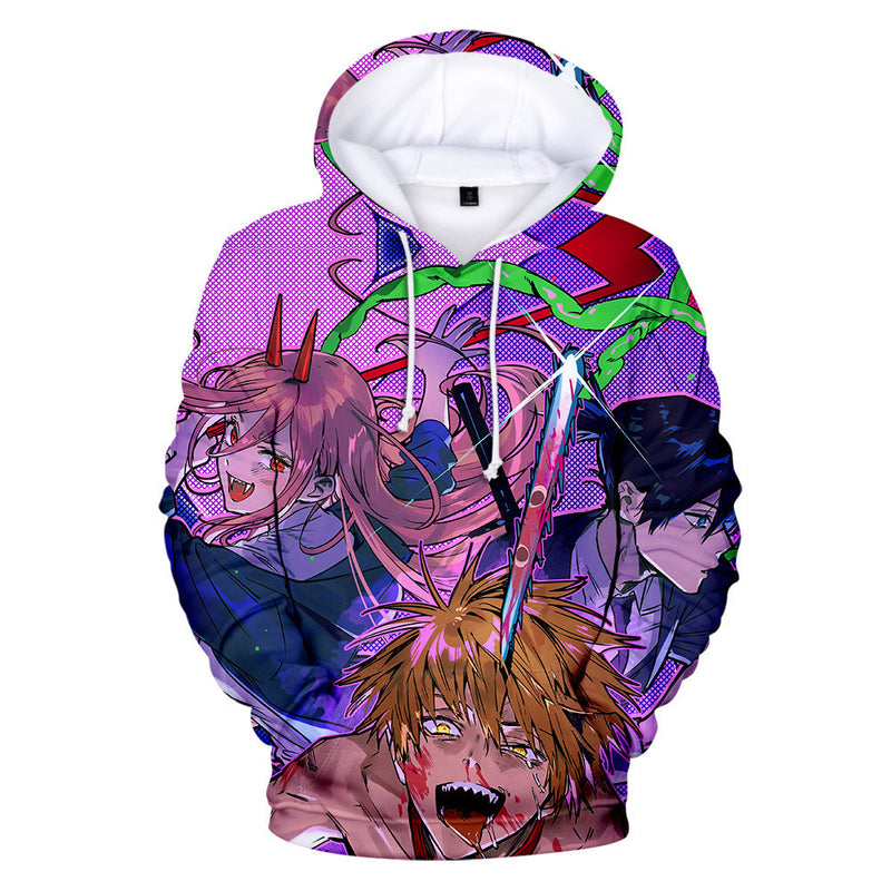 Chainsaw Man Hoodie 3D Printed Hood