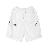 Harajuku Clothing Men's Casual Shorts Summer Solid Color Drawstring Casual Pants Men and Women Retro