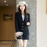 Women Pants Suit Uniform Designs Formal Style Office Lady Bussiness Attire Spring and Autumn Loose British Style Professional Tailored Suit Suit