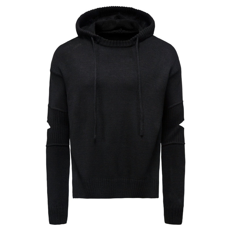 Men's Autumn Men's Knitwear Hooded Outerwear Pullover Sweater Sweater Men Winter Outfit