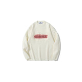 Men Fall Outfits Autumn and Winter Graffiti Letter Crew Neck Sweater Sweater