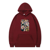 Maroon Graphic Hoodie