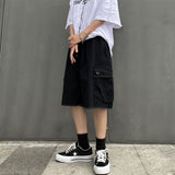 Harajuku Clothing Summer Overalls for men Loose Casual Shorts Casual and Comfortable