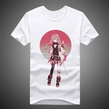 Demon Slayer Tshirt Men's Classic Shirts Anime Character Costume T-shirt Breathable Anime Print Men's Clothing Fashionable Jacket