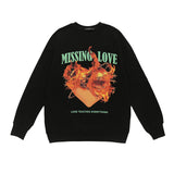 Men Fall Outfits Vintage Oversize Sweater Pullover Couple's Tops